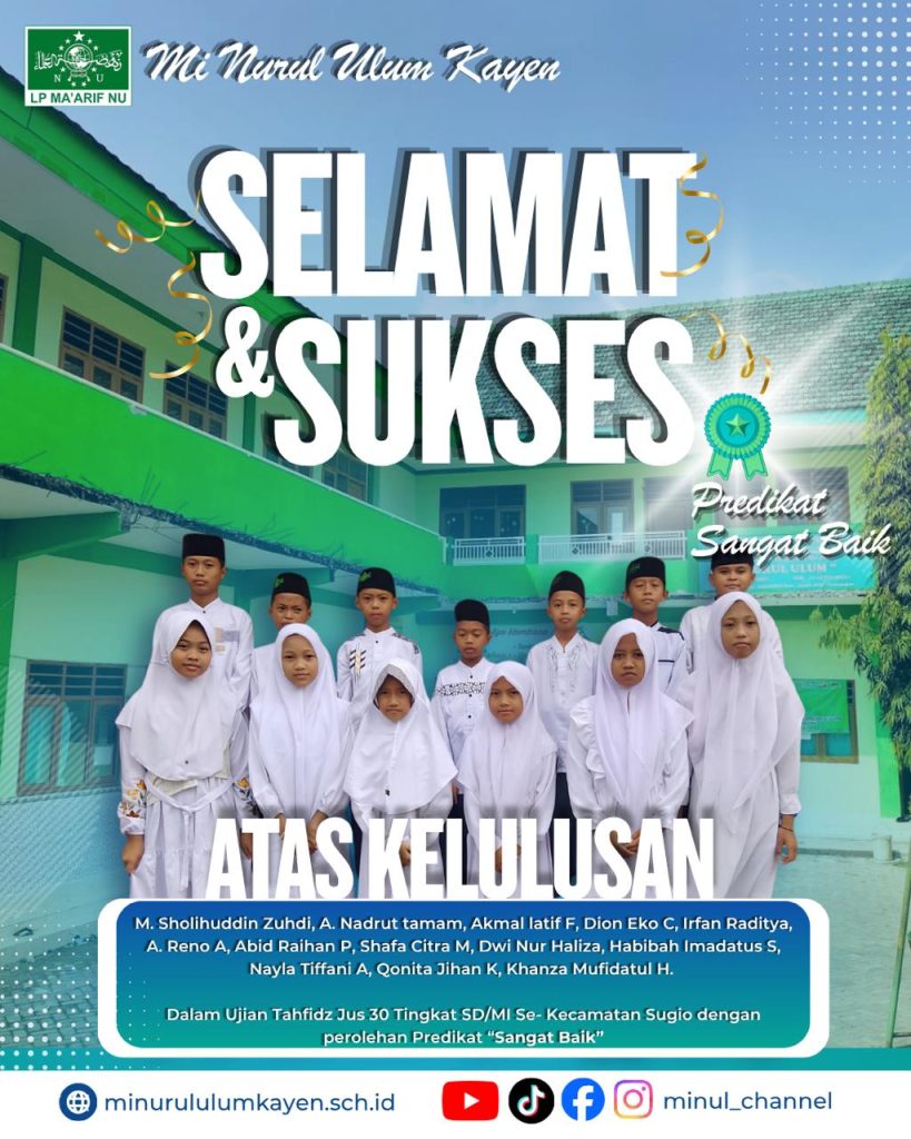 Gerakan Lamongan Menghafal Alquran Tahun Ajaran 2025/2026